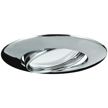 Zestaw 3x Oprawa halogenowa ruchoma GOLDLUX (Polux) okrągła chrom + żarówka LED GU10 3,5W