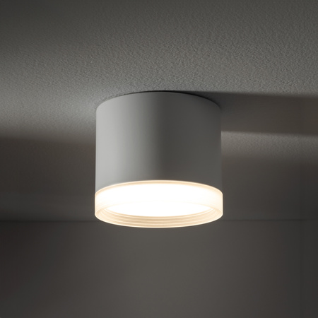 Oprawa Natynkowa Sufitowa GX53 SPOT TUBA Biała SILBA 10476 Nowodvorski