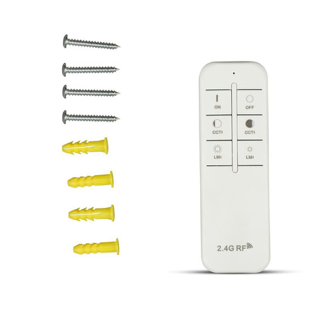 Lampa Wisząca LED 42W CCT Ściemnialna Z pilotem SOFT LIGHTS VT-7607 V-TAC