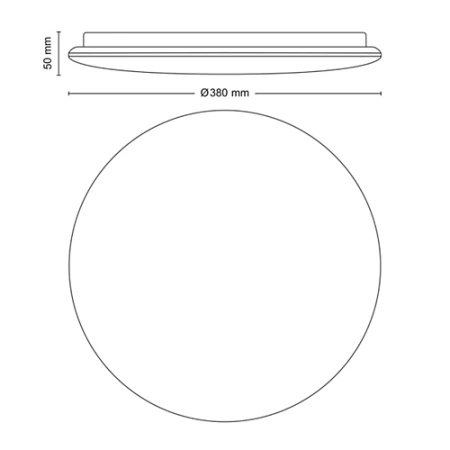 Lampa Sufitowa Plafon LED 20W 2300lm 4000K Biała Moire CL200 Philips