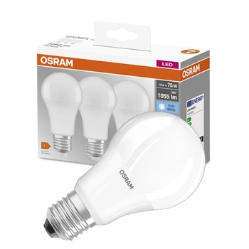 3PAK Żarówka LED E27 A60 10W = 75W 1055lm 4000K Neutralna 200° OSRAM Base