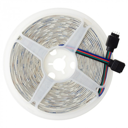 Taśma LED Pasek SMD 5050 14.4W/m 60LED/m 12V Wielokolorowa RGB IP20 Rolka 5m Ecolight