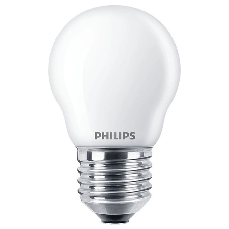 Żarówka LED Kulka E27 P45 6.5W = 60W 806lm 2700K Ciepła Filament Mleczna PHILIPS