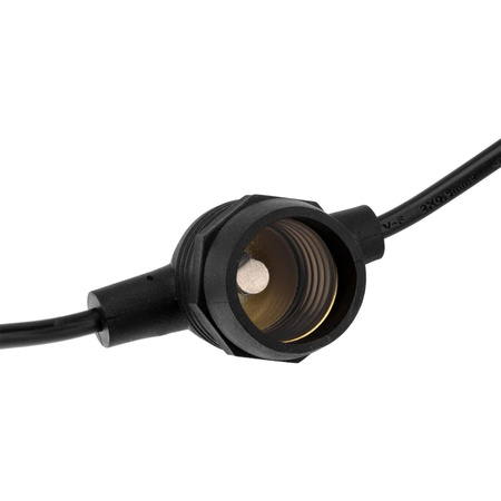 Girlanda Ogrodowa Zewnętrzna Łańcuch Świetlny 10m 10x E27 Żarówki 7W 4000K NARCI Lumiled