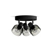 Lampa Sufitowa Reflektor Plafon 3x E14 LED Czarna Sleet Philips