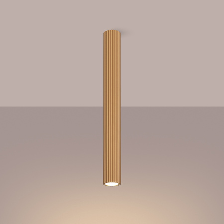 Lampa Sufitowa Reflektor Tuba Spot 1x GU10 Złota Karbon Deep Space SL.1553 Sollux