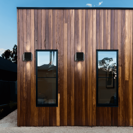 Lampa Ogrodowa Solarna Kinkiet Elewacyjny WINGS LED IP54 2W 3000K Czujnik Czarna Eko-Light