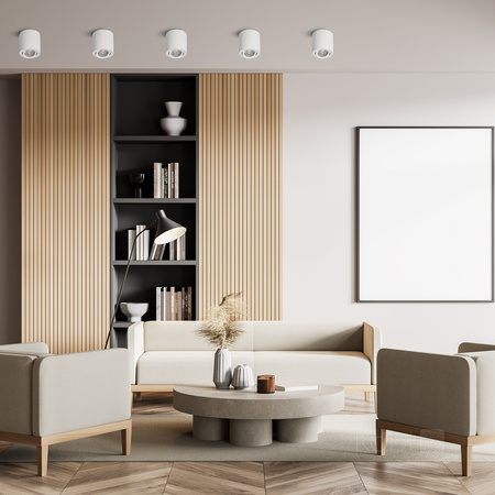 Oprawa Natynkowa Halogenowa Spot Tuba Okrągła GU10 Biała OH36 Kobi