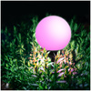 Lampa Ogrodowa Solarna Zewnętrzna LED 0.12W RGB Czarna IP44 Sphere Kobi