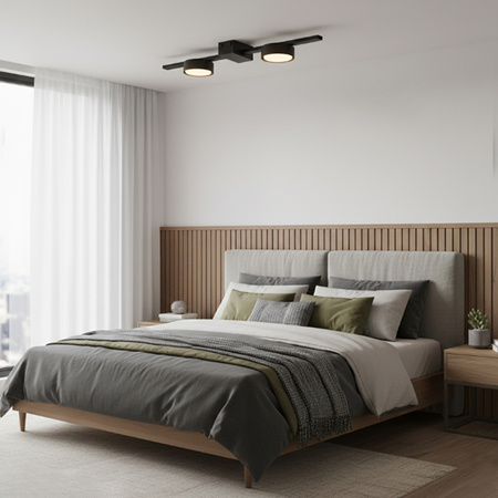 Lampa Sufitowa OVILO Oprawa Halogenowa LED 2x GX53 Reflektor Ścienna LUMILED