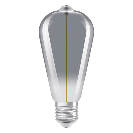 Żarówka LED Dekoracyjna ST64 Kula E27 2.2W = 6W 60lm 1800K Ciepła 320° Dymiona Filament Vintage 1906 Osram