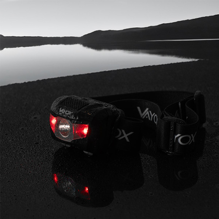 Latarka Akumulatorowa Czołowa 100lm LED + 2x LED VA0178 VAYOX