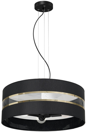 Lampa Wisząca Sufitowa ULTIMO Czarna 3xE27 Milagro