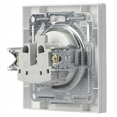 Gniazdo Elektryczne 2P+PE IP44 z Przesłonami Pojedyncze z Klapką SCHNEIDER ASFORA
