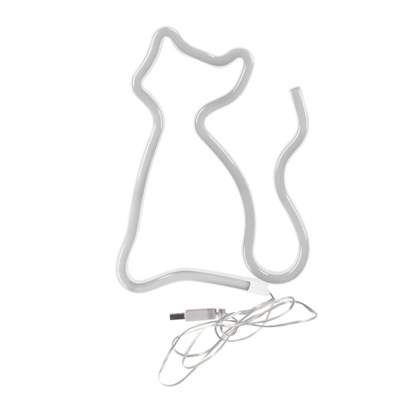 Lampka Dekoracyjna LED Bateryjna 3W Biała Neon Sanico Goldlux