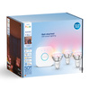 3x Żarówka LED GU10 Reflektor PAR16 4,7W = 50W 345lm 2200-6500K CCT + RGB SMART Inteligentna Bluetooth ZigBee White and Color Ambiance + Mostek Bridge + Regulator Pilot Philips HUE Essential