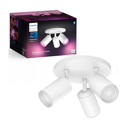 Philips HUE White and Color Ambiance Lampa Fugato 3x4,2W Bluetooth Zigbee 