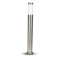 Lampa Ogrodowa Słupek 80cm E27 Mleczny klosz VT-838 V-TAC