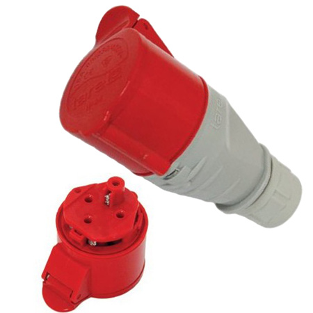 Gniazdo Izolacyjne Przenośne Szybkozłączne 32A 400V 3P+N+Z IP44