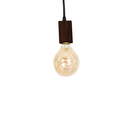 Lampa wisząca JACK 3xE27 Orzech Minimalistyczny Wygląd Drewniana Oprawa MLP4360 Milagro Drewno