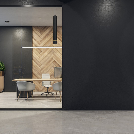 Lampa Wisząca Szynowa 1-fazowa TRACK LIGHT PENDANT Czarna Złota 3W LED Milagro