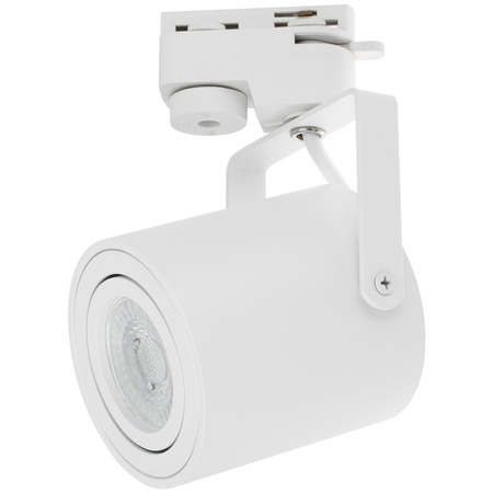 Zestaw Szyna Oświetleniowa Szynoprzewód 2m + 4x Reflektor Szynowy LED Lampa GU10 Biały Mat