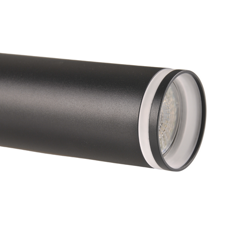 Zestaw Szynowy Szynoprzewód Szyna Listwa 1-Fazowa + 3x Reflektor GU10 Czarna PARIS Sanico Goldlux