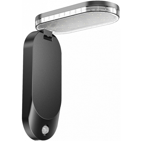 Lampa LED Solarna Ogrodowa Oprawa Elewacyjna Czujnik Ruchu i Zmierzchu 4000K IP65