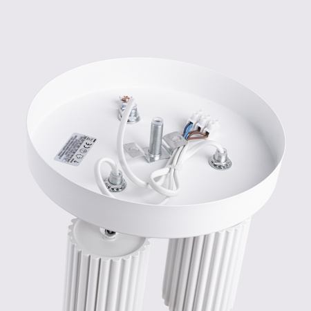 Lampa Sufitowa Plafon Tuba Spot 3x GU10 Biała Karbon Deep Space SL.1544 Sollux