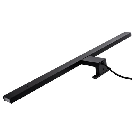 Kinkiet Ścienny LED Łazienkowy 12W 1350lm 4000K Neutralna 120° Czarny IP44 SAMOS Sanico Goldlux