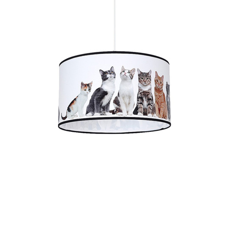 Lampa Wisząca Sufitowa CATS 1xE27 Milagro