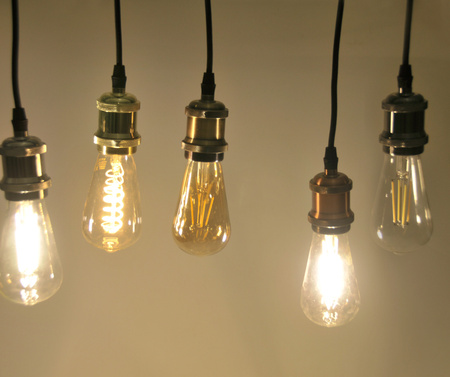 LAMPA wisząca Zawiesie z oprawką IL MIO NOLA E27 chrom 100cm kabel czarny