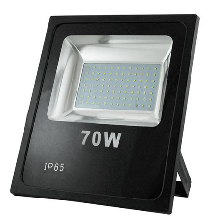 Naświetlacz LED 70W 5000lm 6500K 120° IP65 Czarny GOLDLUX (Polux)