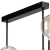 Lampa Sufitowa ASTRID 6xE27 Czarna Glamour LM-6.146 Lamkur