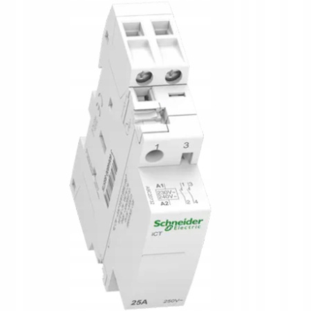 Stycznik Modułowy 25A 2P Przekaźnik IP20 Schneider