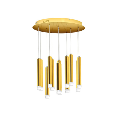 Lampa wisząca GOLDIE 12W LED Złota Minimalistyczna ML5716 Milagro Metal + Akryl