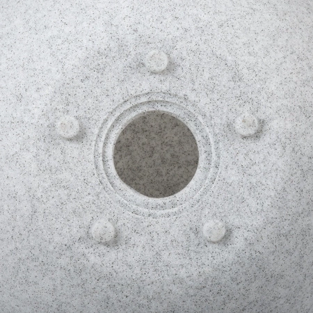 Lampa Ogrodowa Zewnętrzna Wbijana STONO KAMIENNA KULA E27 IP65 49cm Szara KANLUX