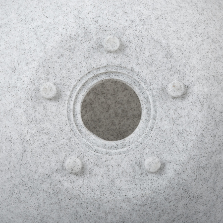 Lampa Ogrodowa Zewnętrzna Wbijana STONO KAMIENNA KULA E27 IP65 49cm Szara KANLUX