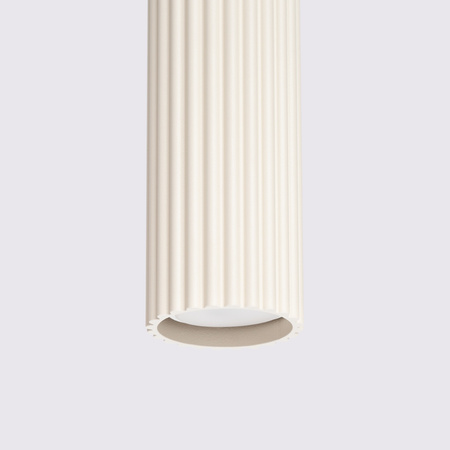 Lampa Wisząca Sufitowa Zwis Tuba Spot 3x GU10 Beżowa Karbon Deep Space SL.1594 Sollux