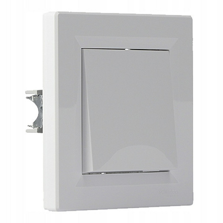 Włącznik światła Pojedynczy Krzyżowy z Ramką Podtynkowy SCHNEIDER ASFORA
