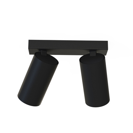 Lampa Sufitowa Oprawa Natynkowa Reflektor Punktowa 2x GU10 Czarna Nowoczesna MONO 7841 Nowodvorski