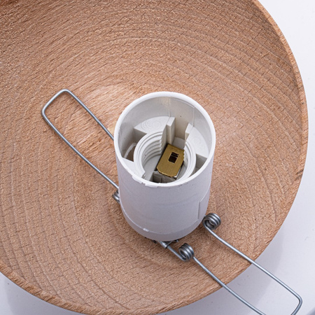 Lampa Sufitowa SFERA Drewniana 3xE14 Milagro