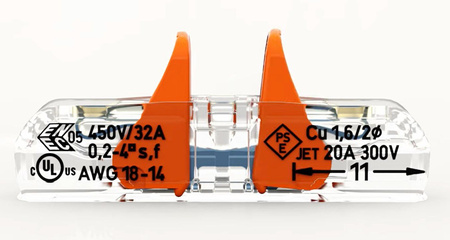 Szybkozłączki Złączki Instalacyjne WAGO Zestaw 60 sztuk - 20x 221-2411 20x 221-412 20x 20x 221-413