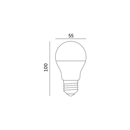 Żarówka LED E27 Kulka 7W 600lm 3000K Ciepła 240° Kobi