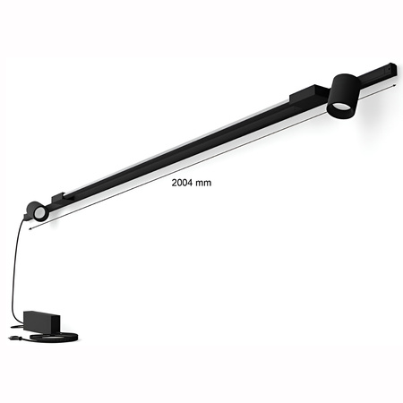Zestaw Szyna Oświetleniowa Perifo Szynoprzewód 2m + 2x Reflektor + Lampa Oświetleniowa LED 39,9W CCT RGB Philips HUE Bluetooth Czarny