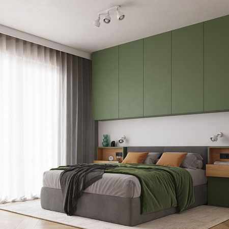 Lampa Sufitowa Oprawa Natynkowa Reflektor 3x E27 Ruchoma Geometryczna Biała Industrialna Elba Sollux