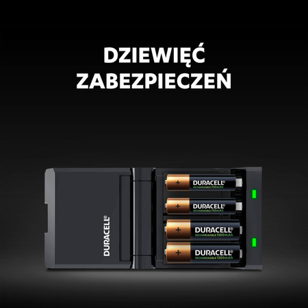 Ładowarka DURACELL CEF14 + 2x AA + 2x AAA DUR037199 z Akumulatorami