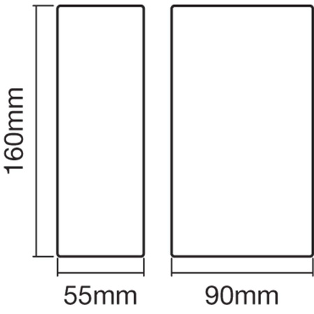 Kinkiet lampa elewacyjna ścienna 12W Endura Style UPDOWN Biały LEDVANCE