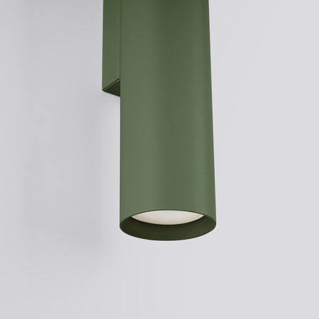 Lampa Ścienna Kinkiet Tuba Spot 2x GU10 Oliwkowa Lagos Ocean Green SL.1488 Sollux