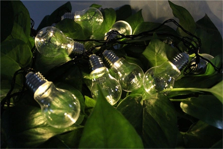 Girlanda Ogrodowa Zewnętrzna Łańcuch Świetlny 20 LED 2700K